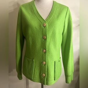 Green Wool Blazer